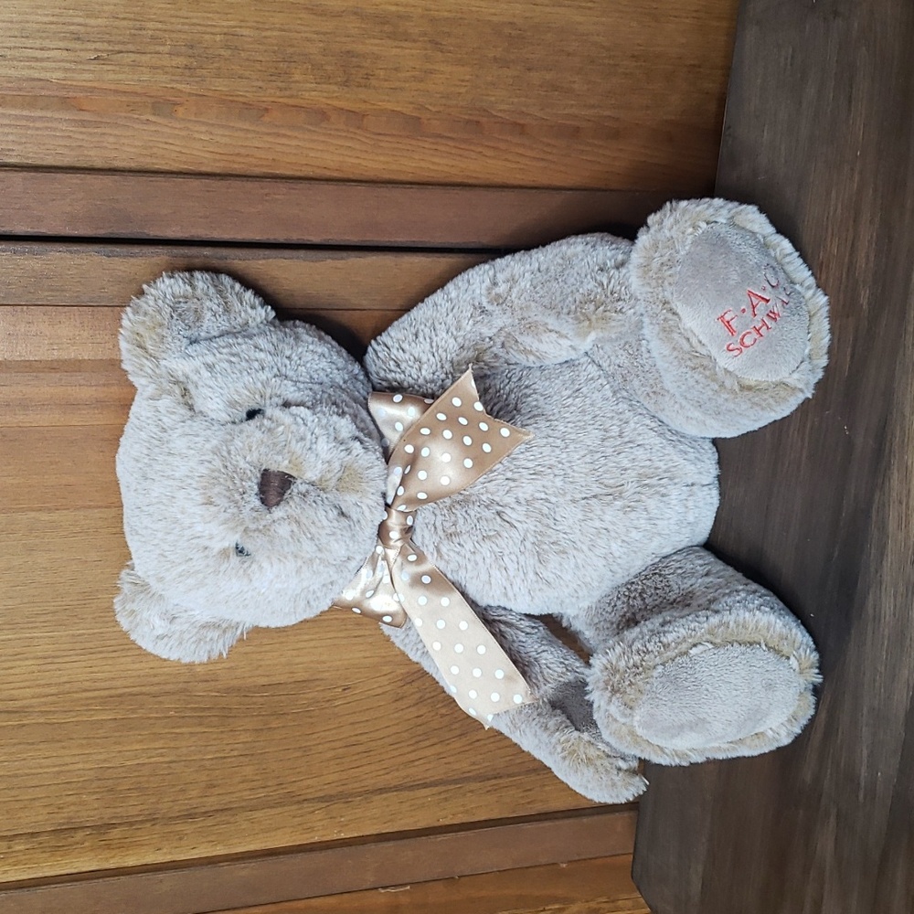 F•A•O Schwarz Plush Stuffed Teddy Bear